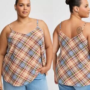 Torrid Plaid Sophie Camisole Adjustable Straps